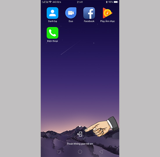 Thoát chế độ trẻ em